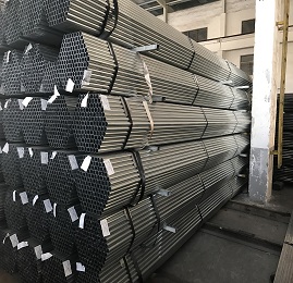 BS1387 Round pre galvanied steel pipe