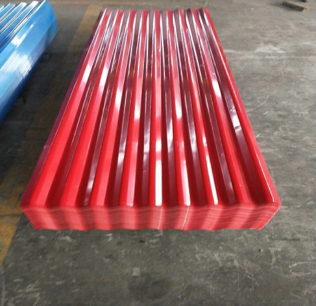 PPGI Corrugated Steel Sheet Galvanized Colorful Metal Plate