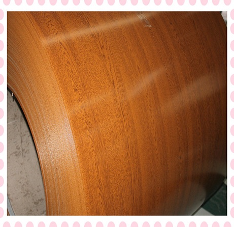 Wooden PPGI steel coil color coated galvanized steel