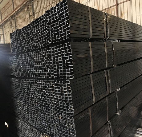 ASTM Light Oiled Black Square Hollow Section Steel Pipe