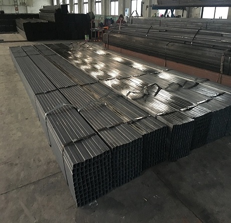 ASTM Light Oiled Black Square Hollow Section Steel Pipe