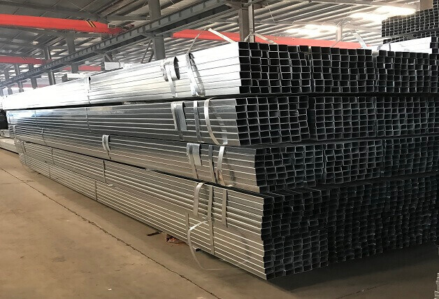 Hollow Section Rectangular Galvanized Mild Carbon Steel Tube Pipe