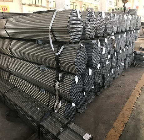 BS1387 Round pre galvanied steel pipe