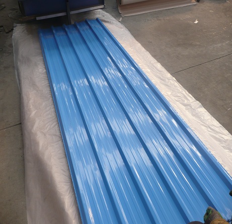 PPGI Corrugated Steel Sheet Galvanized Colorful Metal Plate