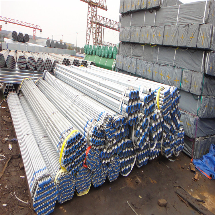 BS1387 hot dip galvanized steel pipe hot rolled round galvanized steel pipe galvanized pipe