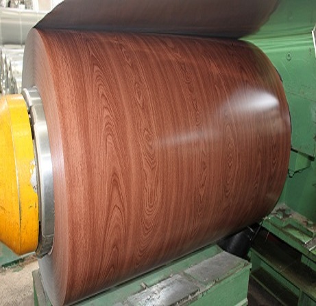 Wooden PPGI steel coil color coated galvanized steel