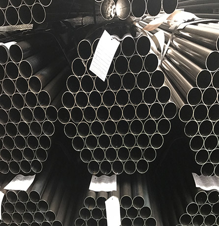 Good quality black hollow round welded steel pipe for structure