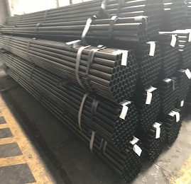 Black round Mild Carbon Steel Pipe from China Tianjin